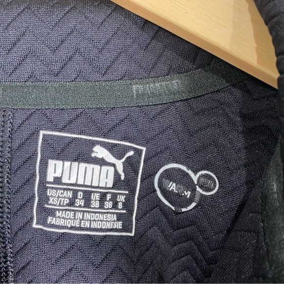 Puma Warm Cell Textured 1/4 Quarter Zip Up Pullover Sweater Shirt Top Size XS - Picture 4 of 6